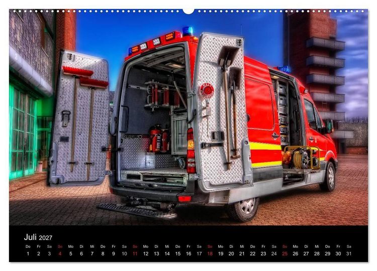 Produktbild: Berufsfeuerwehr Salzgitter (hochwertiger Premium Wandkalender 2027 DIN A2 quer), Kunstdruck in Hochglanz