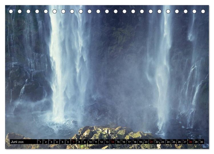 Produktbild: Victoria Wasserf&auml;lle (Tischkalender 2026 DIN A5 quer), CALVENDO Monatskalender