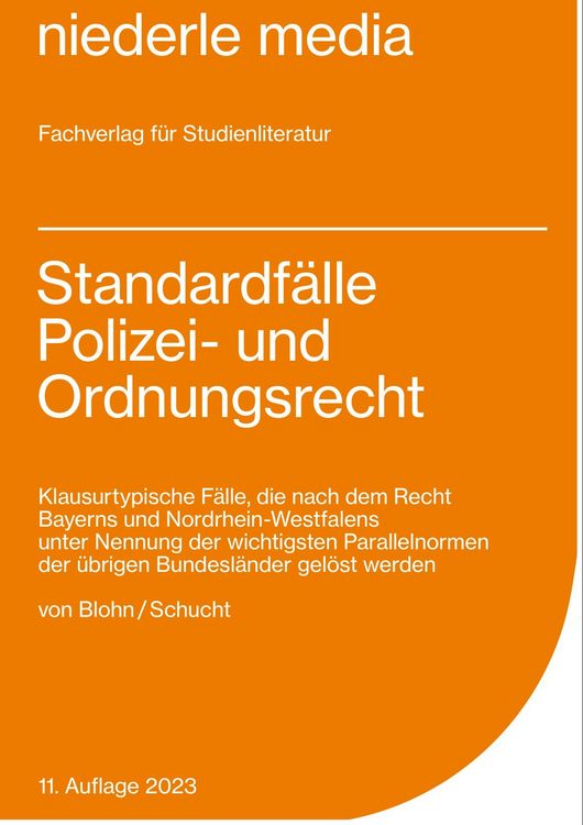 Produktbild: Standardf&auml;lle Polizei- und Ordnungsrecht 2023
