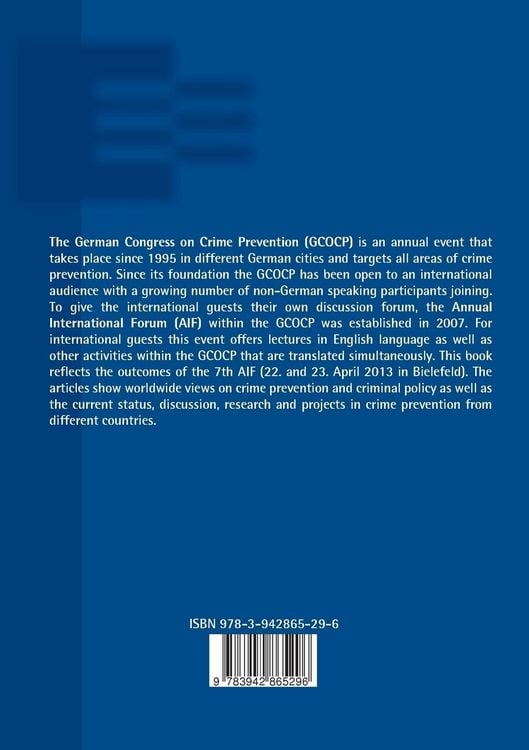 Produktbild: International Perspectives of Crime Prevention 6