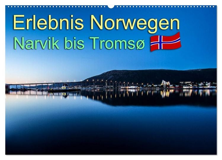 Produktbild: Erlebnis Norwegen: Narvik bis Troms&oslash; (Wandkalender 2026 DIN A2 quer), CALVENDO Monatskalender