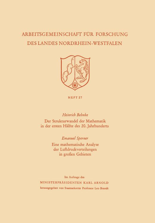 Produktbild: Der Strukturwandel der Mathematik in der ersten H&auml;lfte des 20. Jahrhunderts. Eine mathematische Analyse der Luftdruckverteilungen in gro&szlig;en Gebieten