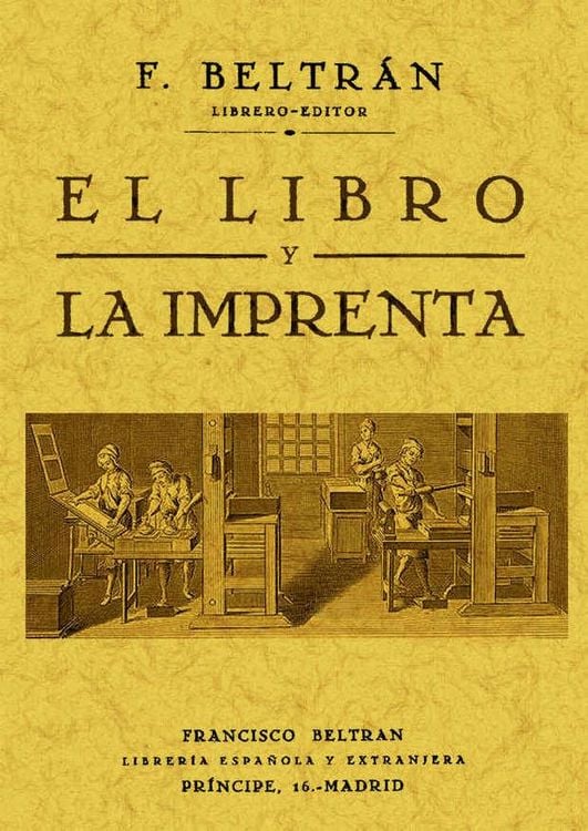 Produktbild: El libro y la imprenta