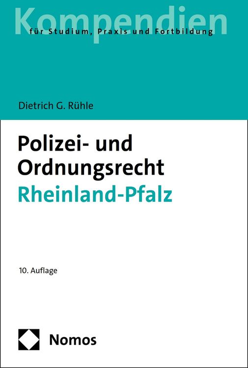 Produktbild: Polizei- und Ordnungsrecht Rheinland-Pfalz