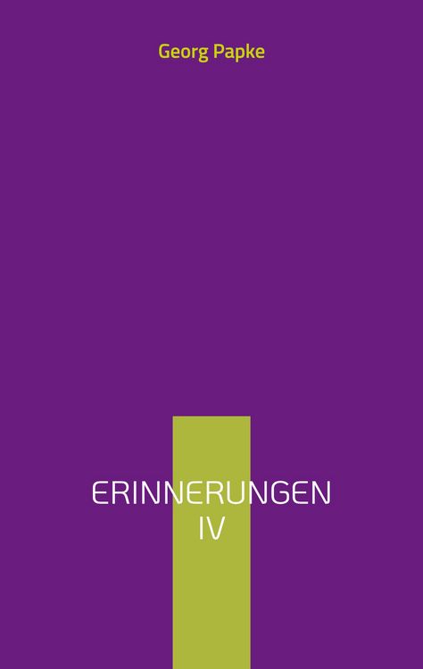 Produktbild: Erinnerungen IV
