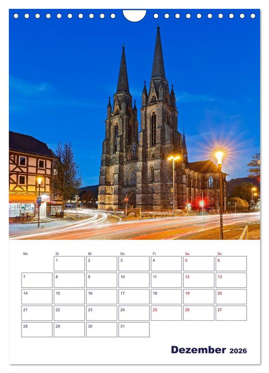 Produktbild: Marburg - Universit&auml;tsstadt mit Flair (Wandkalender 2026 DIN A4 hoch), CALVENDO Monatskalender