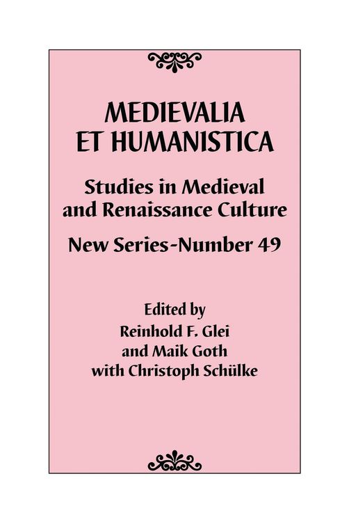 Produktbild: Medievalia et Humanistica, No. 49