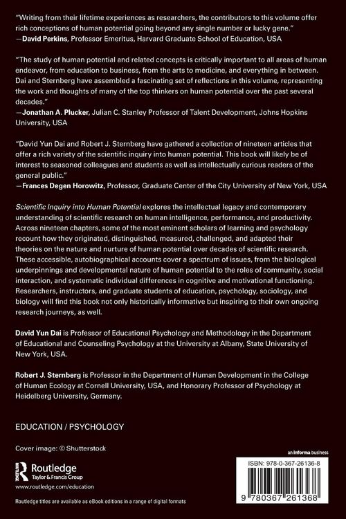 Produktbild: Scientific Inquiry into Human Potential