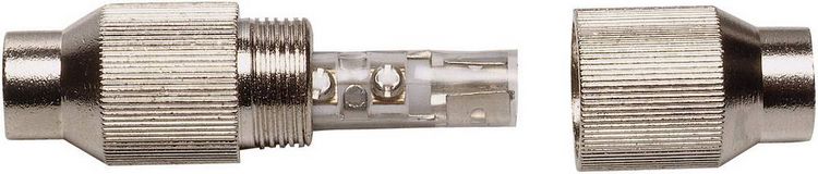 Produktbild: Renkforce 0410320 Koax-Kabelverbinder Metall, Schraubverbindung Kabel-Durchmesser: 7mm 1St.