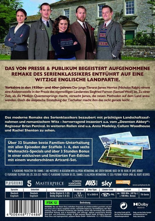 Produktbild: Der Doktor und das liebe Vieh - Die kompletten Staffeln 1-6 LTD. - Die limitierte Fan-Edition inkl. Artcard-Set [12 DVDs]