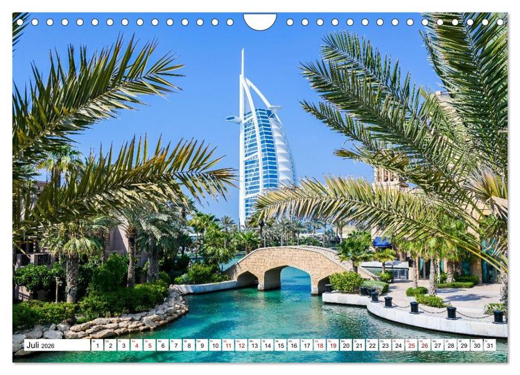 Produktbild: Wundervolles Dubai (Wandkalender 2026 DIN A4 quer), CALVENDO Monatskalender