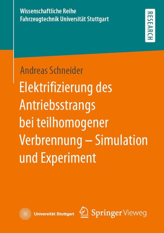 Produktbild: Elektrifizierung des Antriebsstrangs bei teilhomogener Verbrennung – Simulation und Experiment
