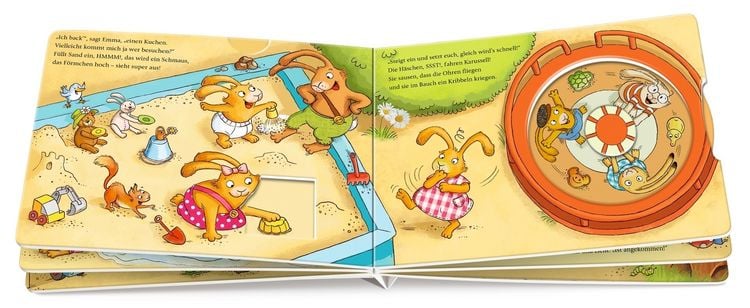 Produktbild: Wenn sieben kleine Hasen tobend &uuml;bern Spielplatz rasen