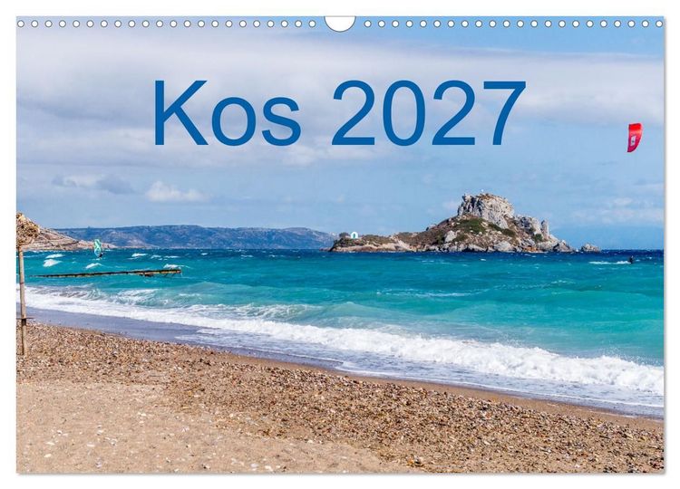 Produktbild: Kos 2027 (Wandkalender 2027 DIN A3 quer), CALVENDO Monatskalender
