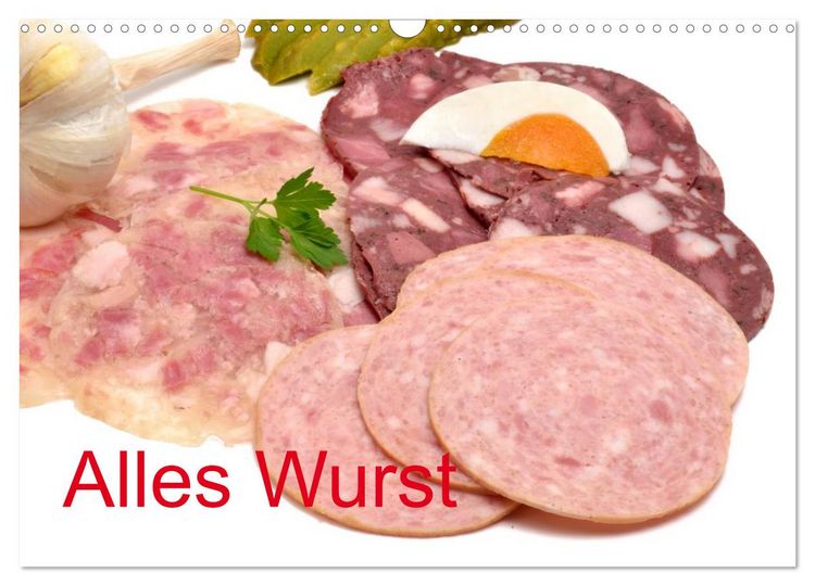 Produktbild: Alles Wurst (Wandkalender 2026 DIN A3 quer), CALVENDO Monatskalender
