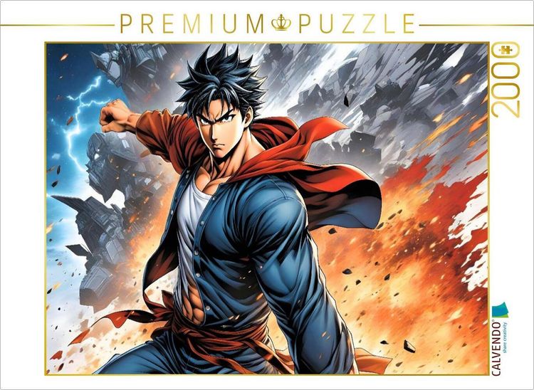 Produktbild: CALVENDO Puzzle Manga Superheld Takao Fushimi - Der Schattenkrieger | 2000 Teile Lege-Gr&ouml;&szlig;e 90x67cm Foto-Puzzle f&uuml;r gl&uuml;ckliche Stunden