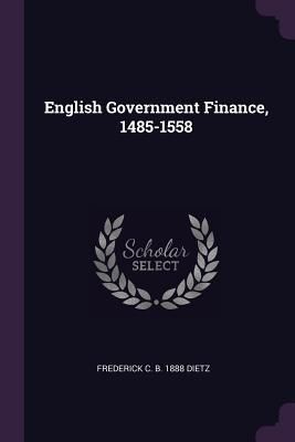 Produktbild: English Government Finance, 1485-1558
