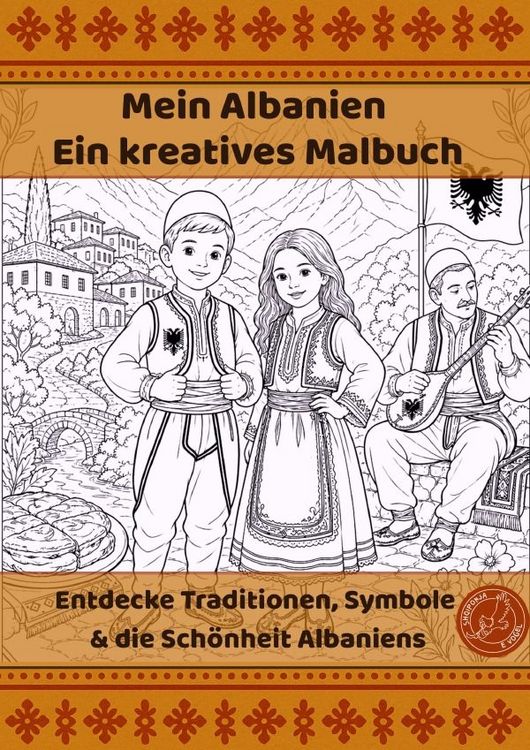Produktbild: Mein Albanien ein kreatives Malbuch