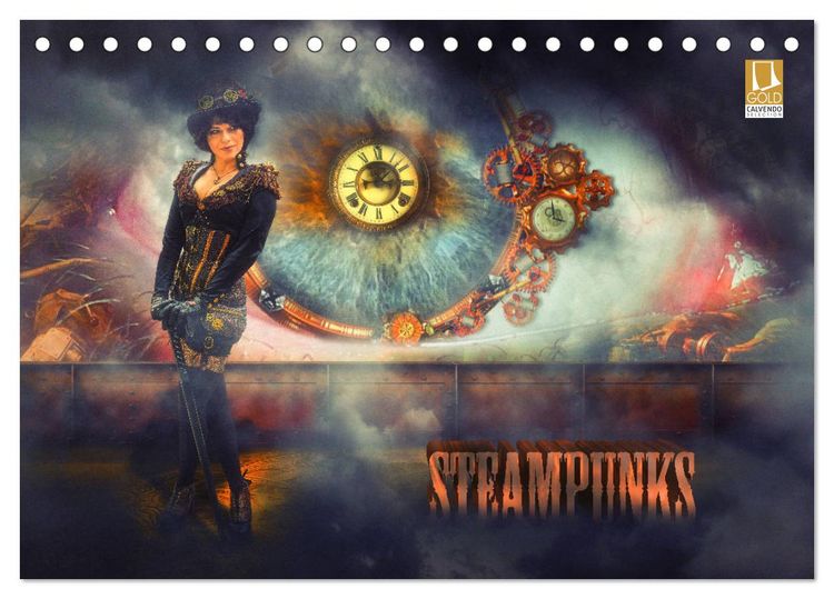 Produktbild: Steampunks (Tischkalender 2026 DIN A5 quer), CALVENDO Monatskalender