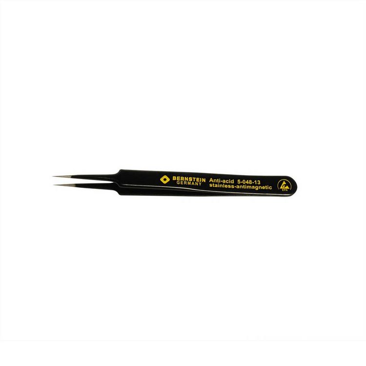Produktbild: Bernstein Tools for Electronics 5-048-13 SMD-Pinzette 5 SA Super-spitz 110mm