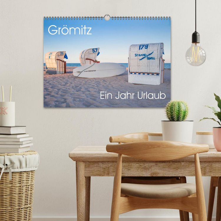 Produktbild: Gr&ouml;mitz - Ein Jahr Urlaub (Wandkalender 2026 DIN A3 quer), CALVENDO Monatskalender