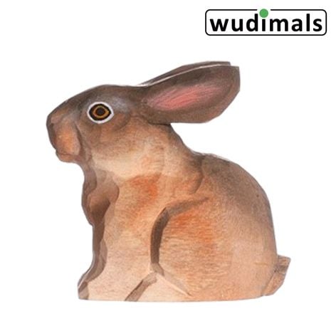 Produktbild: Wudimals A040702 - Hase, Hare, handgeschnitzt aus Holz