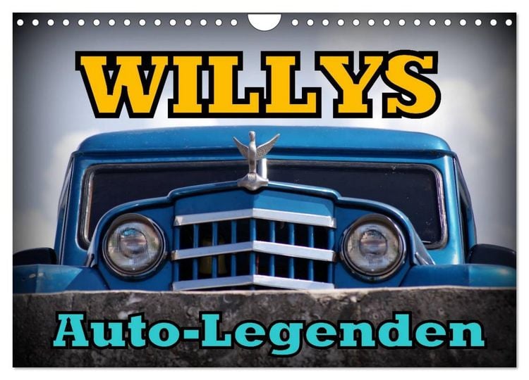 Produktbild: Auto-Legenden: WILLYS (Wandkalender 2026 DIN A4 quer), CALVENDO Monatskalender