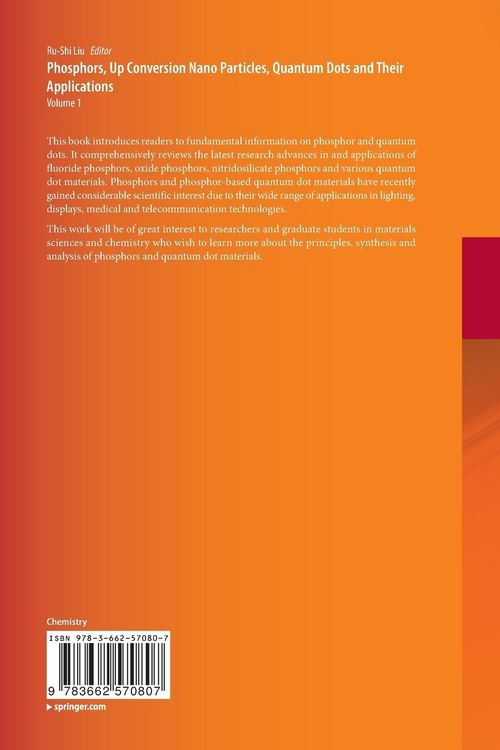 Produktbild: Phosphors, Up Conversion Nano Particles, Quantum Dots and Their Applications