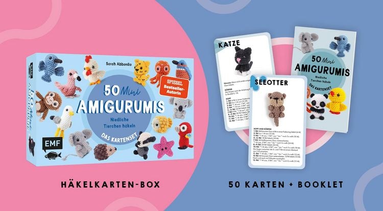Produktbild: 50 Mini-Amigurumis &ndash; Das Kartenset