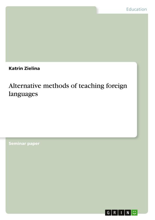 Produktbild: Alternative methods of teaching foreign languages