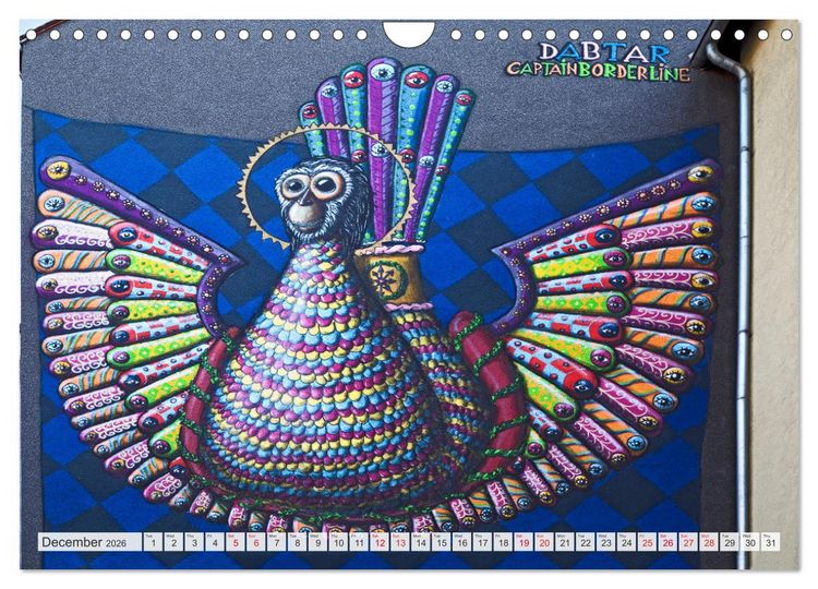 Produktbild: COLOGNE STREETART GALLERY (Wall Calendar 2026 DIN A4 landscape), CALVENDO 12 Month Wall Calendar