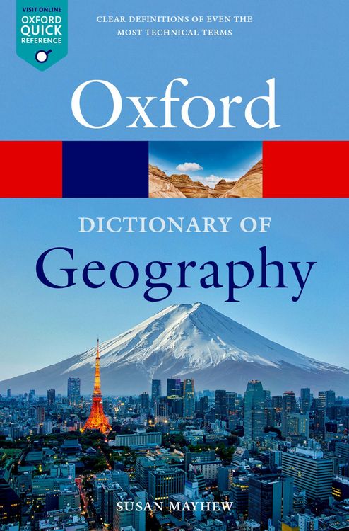 Produktbild: A Dictionary of Geography
