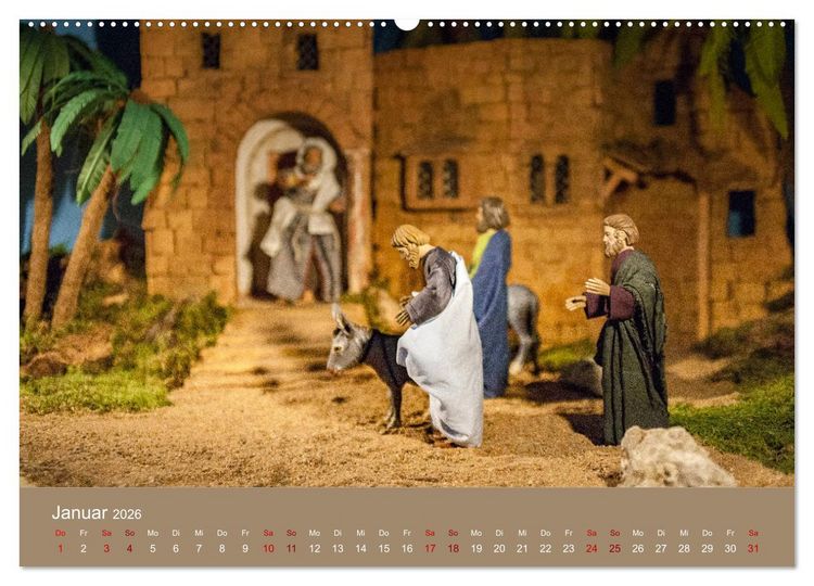 Produktbild: Passionskrippen (Wandkalender 2026 DIN A2 quer), CALVENDO Monatskalender
