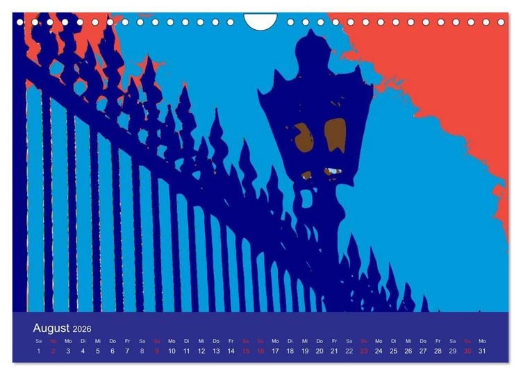Produktbild: WIEN popartig (Wandkalender 2026 DIN A4 quer), CALVENDO Monatskalender