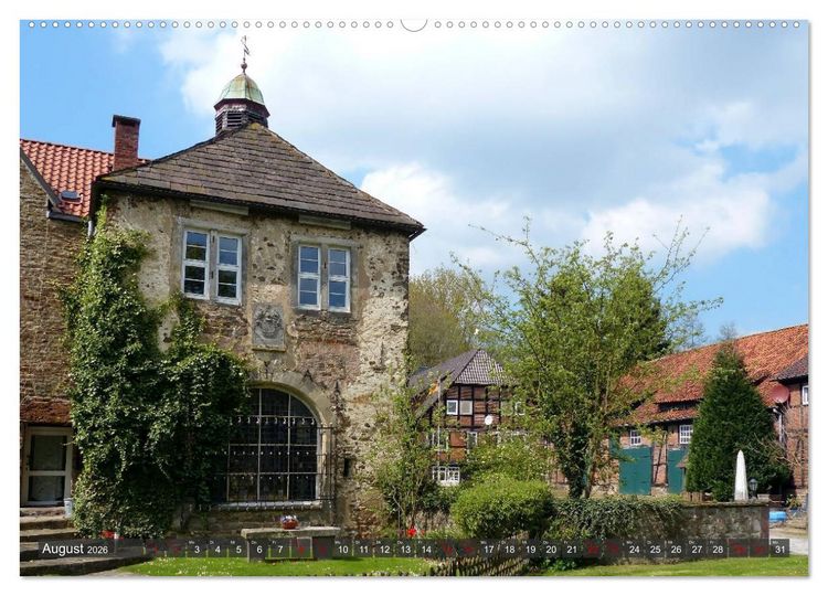 Produktbild: Flecken Aerzen (hochwertiger Premium Wandkalender 2026 DIN A2 quer), Kunstdruck in Hochglanz