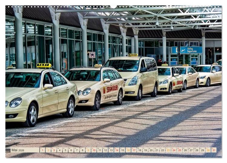 Produktbild: Hallo Taxi - einmal um die Welt (Wandkalender 2026 DIN A2 quer), CALVENDO Monatskalender
