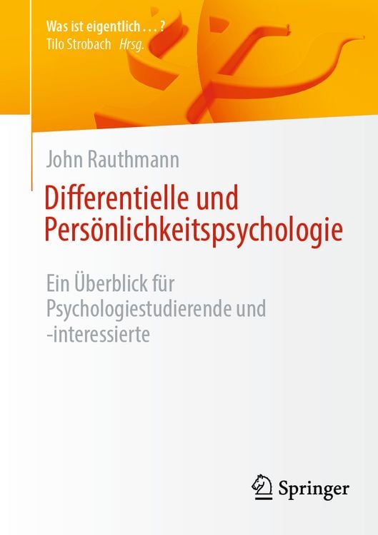 Produktbild: Differentielle und Persönlichkeitspsychologie