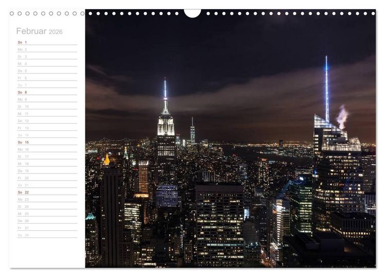 Produktbild: New York - Bilder einer Metropole (Wandkalender 2026 DIN A3 quer), CALVENDO Monatskalender