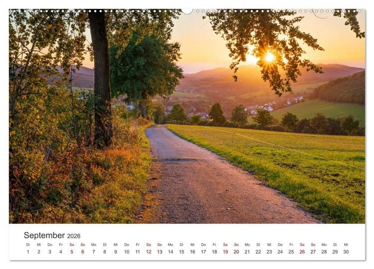 Produktbild: Grafschaft, ein Dorf im Schmallenberger Sauerland (hochwertiger Premium Wandkalender 2026 DIN A2 quer), Kunstdruck in Hochglanz