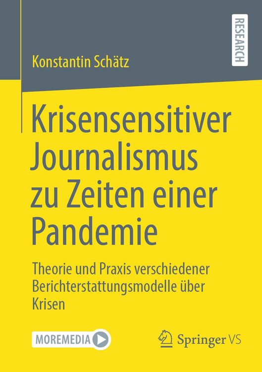Produktbild: Krisensensitiver Journalismus zu Zeiten einer Pandemie