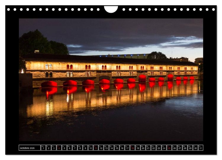 Produktbild: Strasbourg La Petite France (Calendrier mural 2026 DIN A4 vertical), CALVENDO calendrier mensuel