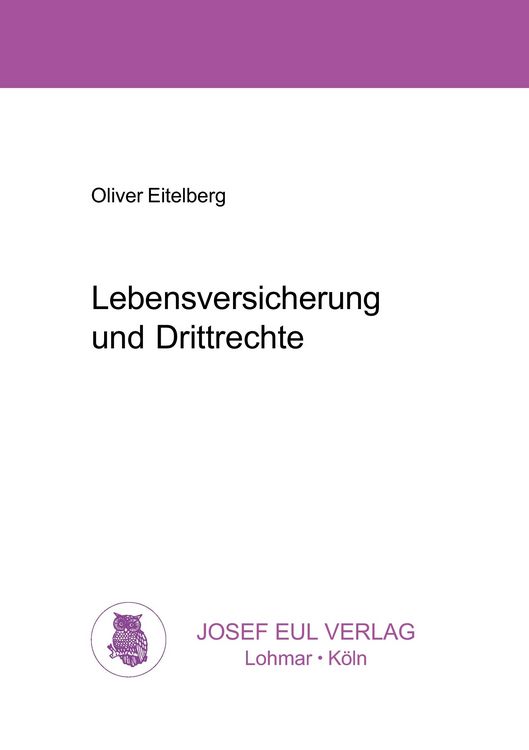 Produktbild: Lebensversicherung und Drittrechte
