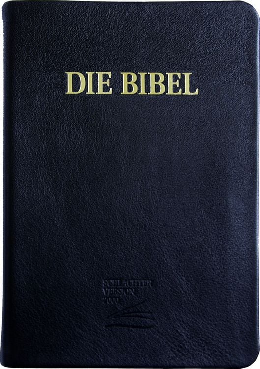 Produktbild: Schlachter 2000 Bibel - Gro&szlig;druckausgabe (Softcover, schwarz, Goldschnitt)