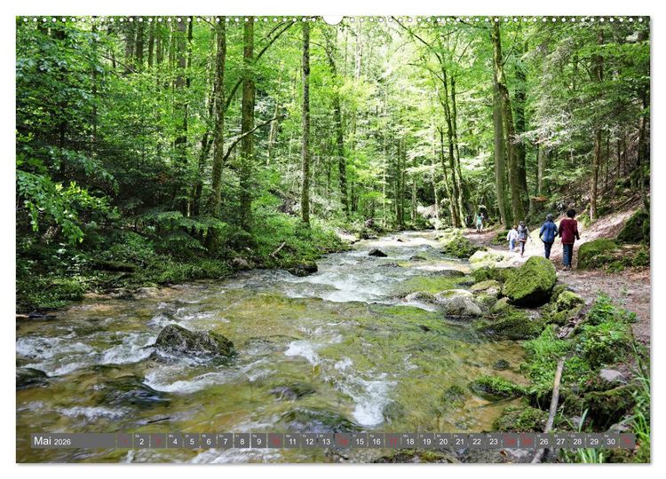 Produktbild: Schwarzwald-Wanderungen (hochwertiger Premium Wandkalender 2026 DIN A2 quer), Kunstdruck in Hochglanz