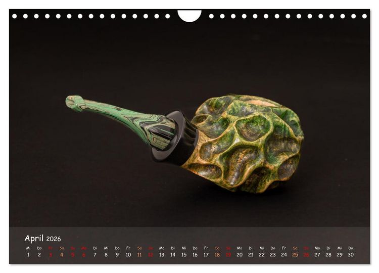 Produktbild: Pfeifenwelten (Wandkalender 2026 DIN A4 quer), CALVENDO Monatskalender
