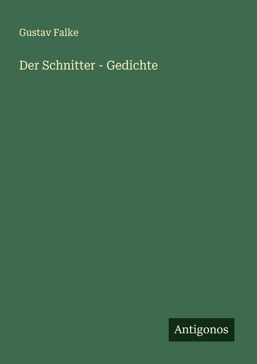 Produktbild: Der Schnitter - Gedichte