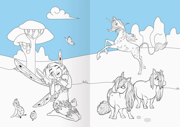 Produktbild: Mia and me - Mein magisches Malbuch