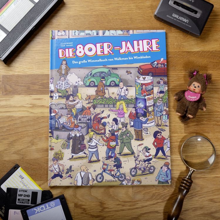 Produktbild: Die 80er Jahre - Das große Wimmelbuch von Walkman bis Wimbledon