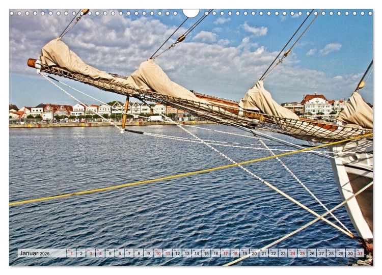 Produktbild: Halbinsel Priwall bei Travem&uuml;nde &ndash; Impressionen von der Ostseek&uuml;ste (Wandkalender 2026 DIN A3 quer), CALVENDO Monatskalender