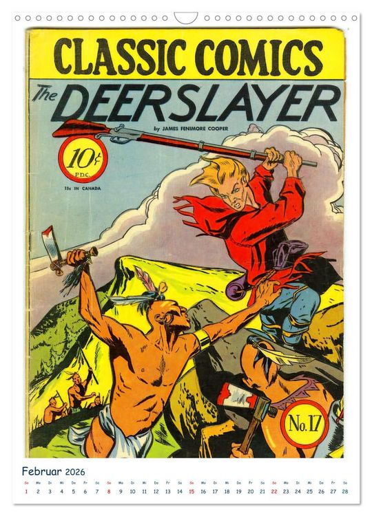 Produktbild: Historische Comichefte (Wandkalender 2026 DIN A3 hoch), CALVENDO Monatskalender